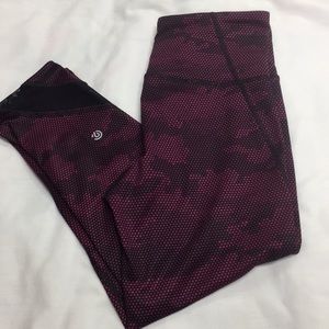 Champion maroon and black leggings